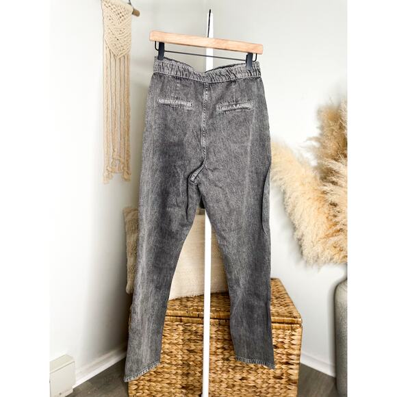 Kancan 90s Slouch Jeans Size 26 Washed Gray Ultra High Rise Waist Cropped Casual - Picture 6 of 9